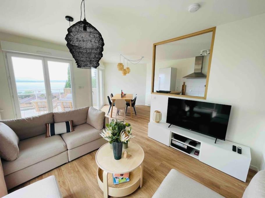 Magnifique Appart Renove Evian Duplex Vue Lac 8 Pers Dış mekan fotoğraf