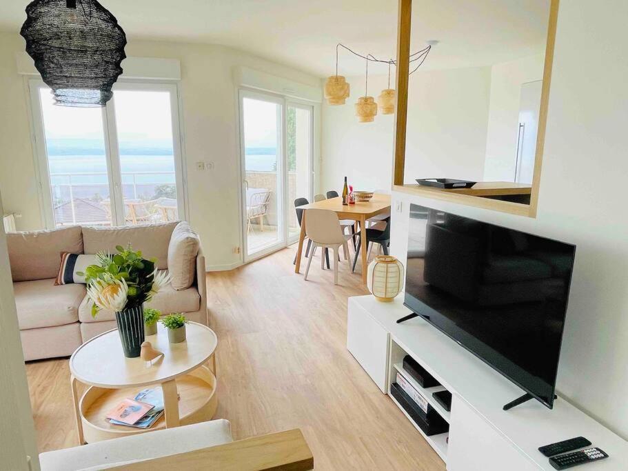 Magnifique Appart Renove Evian Duplex Vue Lac 8 Pers Dış mekan fotoğraf